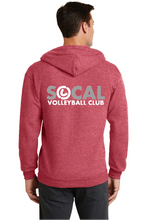 SoCal Core fleece full zip hooded sweatshirt