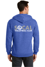 SoCal Core fleece full zip hooded sweatshirt