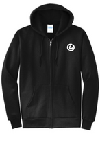 SoCal Core fleece full zip hooded sweatshirt