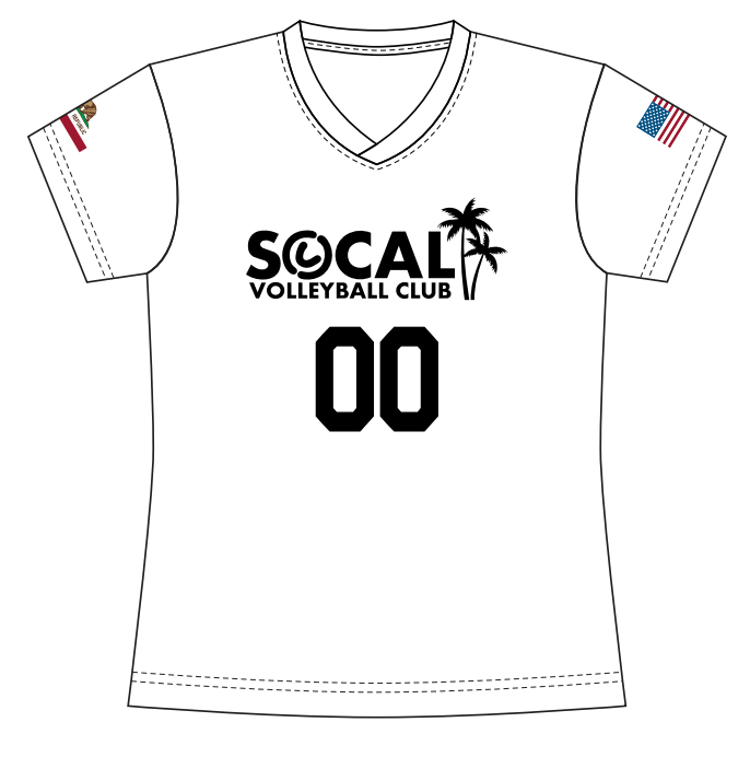 26'-27' Cap Sleeve Jersey - White
