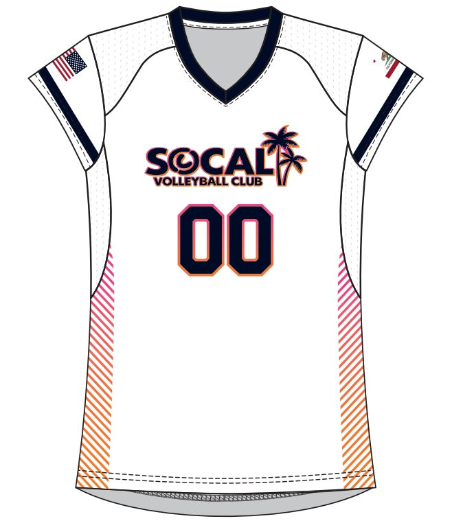 26'-27' Cap Sleeve Jersey - White
